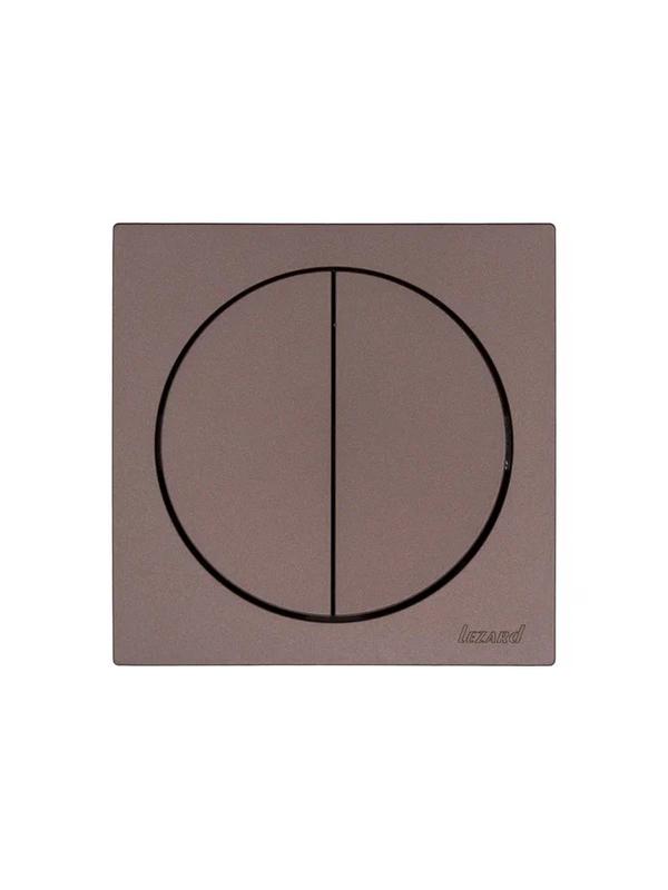  Выключатель 2-кл. СП OSEN 10А IP20 механизм шоколад LEZARD 743-7388-101 фото в каталоге от BTSprom.by