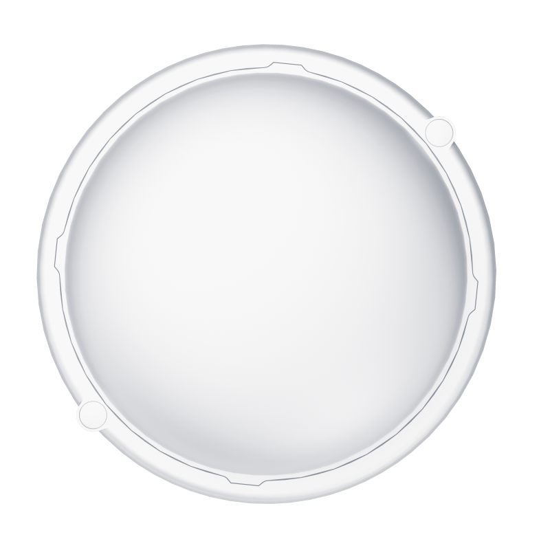 светильник светодиодный 90 237 obl-r5-12-4k-wh-ip65-led 12вт 4000к ip65 1180лм жкх круг пластик бел. онлайт 90237 от BTSprom.by
