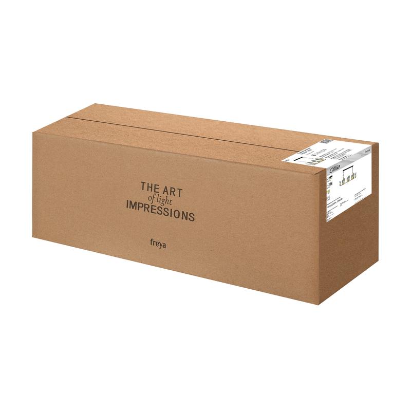  Светильник Ollie 8х40Вт E14 IP20 подвесной Freya FR5525PL-08GB фото в каталоге от BTSprom.by