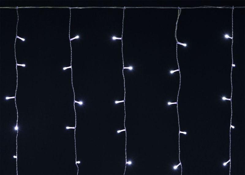 гирлянда "бахрома" 4.5х0.7м 200led бел. ip44 провод прозр. 230в транзит iek lgdu301-2-200-l3-t-s-44 от BTSprom.by
