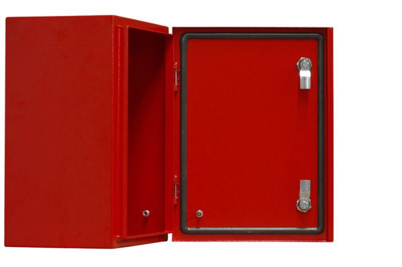  Корпус металлический ЩРНМ IP55 300х300х150 RAL3020 DEKraft 32526DEK фото в каталоге от BTSprom.by