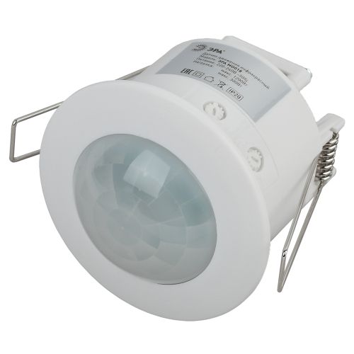  Датчик движения MD 018 бел. 1200Вт 360 гр. 6М IP20 (501050) бел. Эра Б0043795 фото в каталоге от BTSprom.by