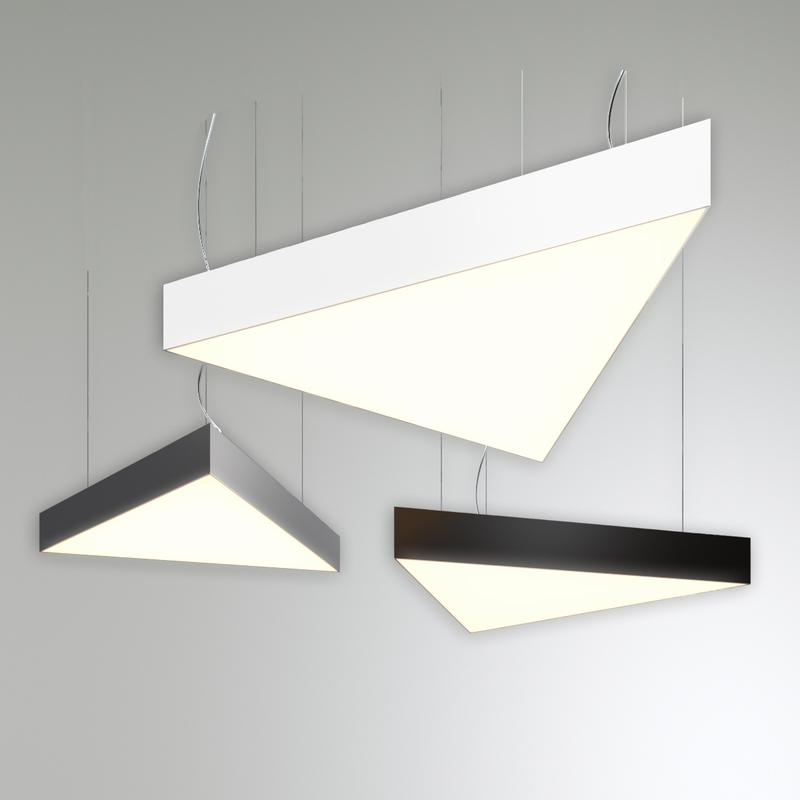 светильник светодиодный rve-lbx-trio-600-p 23вт 4000к 600х520х100мм подвесной бел. rvelektro rve00000384 от BTSprom.by