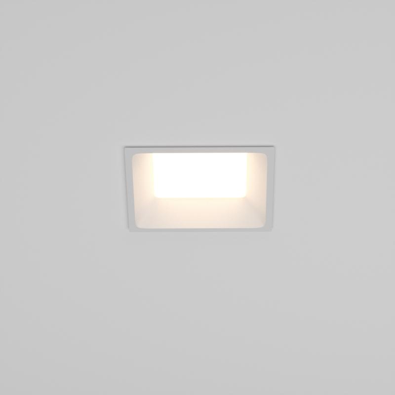  Светильник Okno 8Вт 3000-4000-6000К IP44 встраив. Maytoni DL056-8W3-4-6K-W фото в каталоге от BTSprom.by