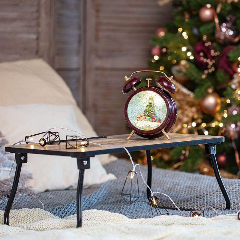  Светильник декоративный "Часы" эффект снегопада Neon-Night 501-162 фото в каталоге от BTSprom.by