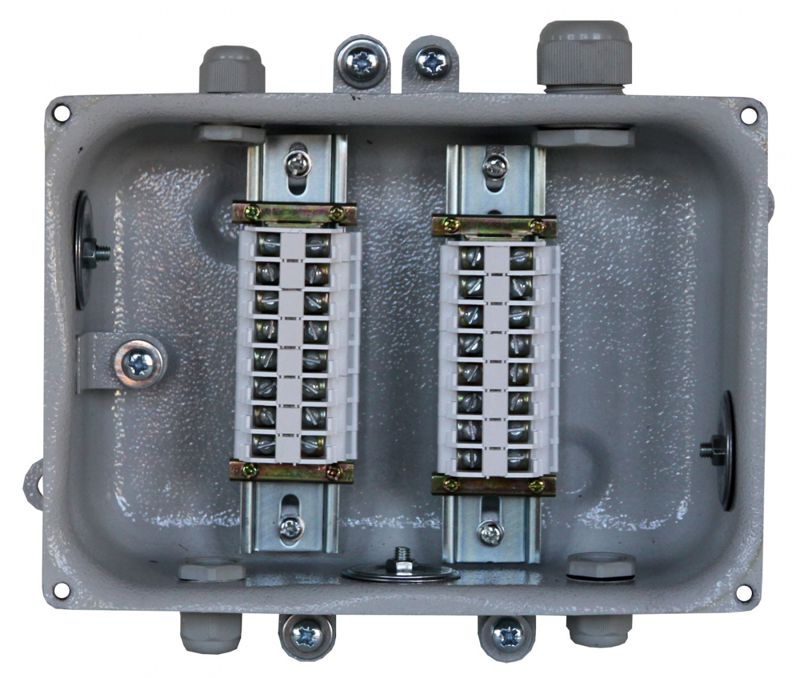 коробка клеммная кзнс-16 у2 16 зажимов ip54 (пластиковые вводы pg) электротехник et013203 от BTSprom.by