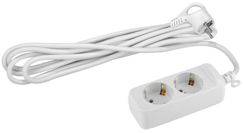 удлинитель 2х3м с заземл. 10а ip20 ux-2e-3m пвс 3х0.75 эра б0038573 от BTSprom.by