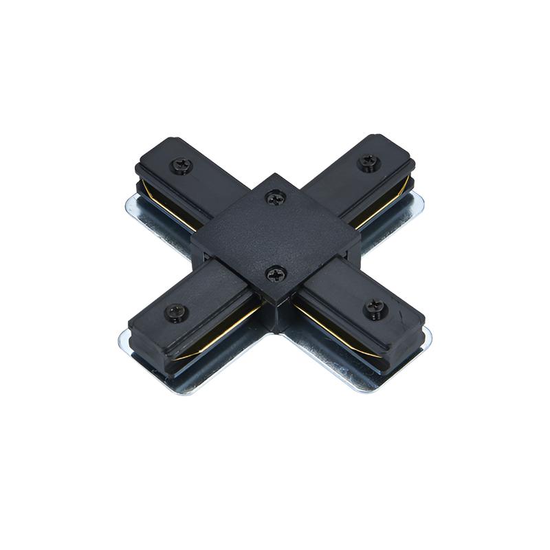 коннектор x-образный xrb-bl для шинопровода rb черн. in home 4690612060668 от BTSprom.by