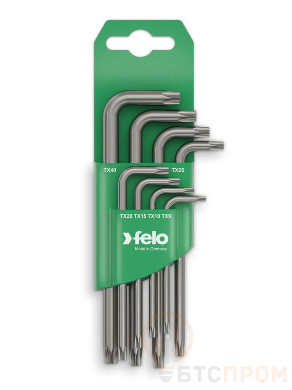 Набор ключей шестигранных Г-образ. 8шт Torx T9-T40 Felo 34888811 фото в каталоге от BTSprom.by  Набор ключей шестигранных Г-образ. 8шт Torx T9-T40 Felo 34888811 фото в каталоге от BTSprom.by