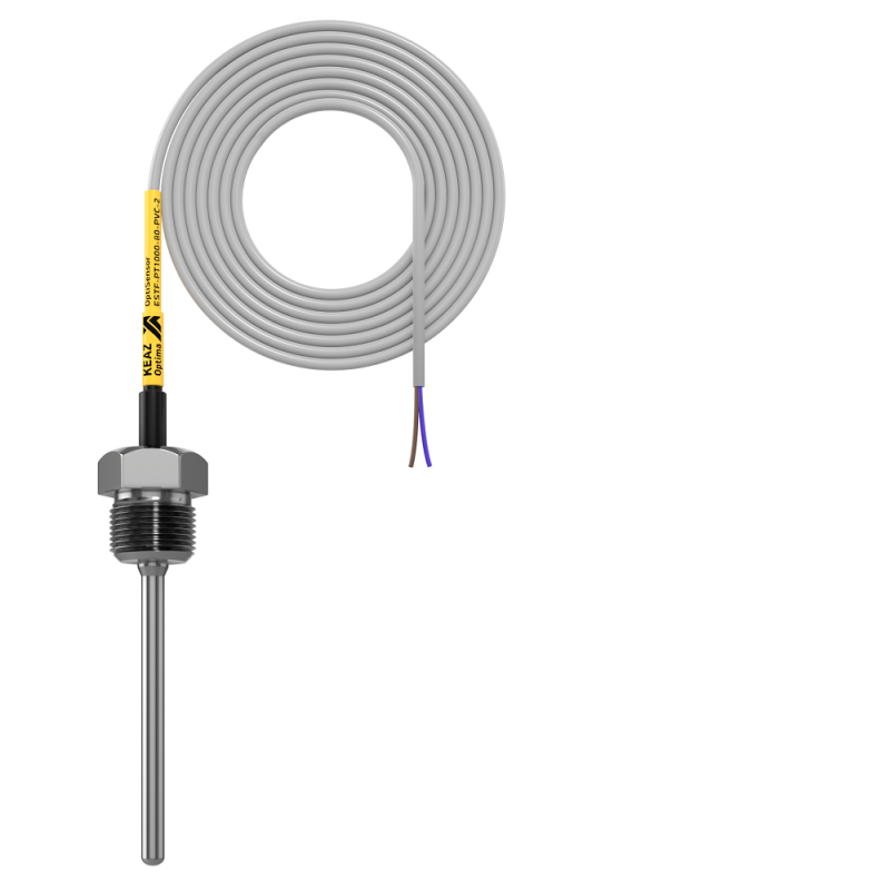 датчик температуры погружной optisensor estf-pt1000-80-pvc-2 кэаз 286496 от BTSprom.by