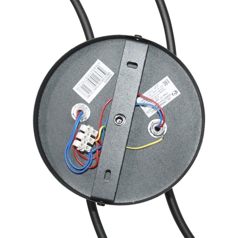  Светильник "Стиль" 131 (Плафон 8498) НПБ 01-3х60-178 Е27 (ИМ) потолочный черн. Элетех 1005405038 фото в каталоге от BTSprom.by