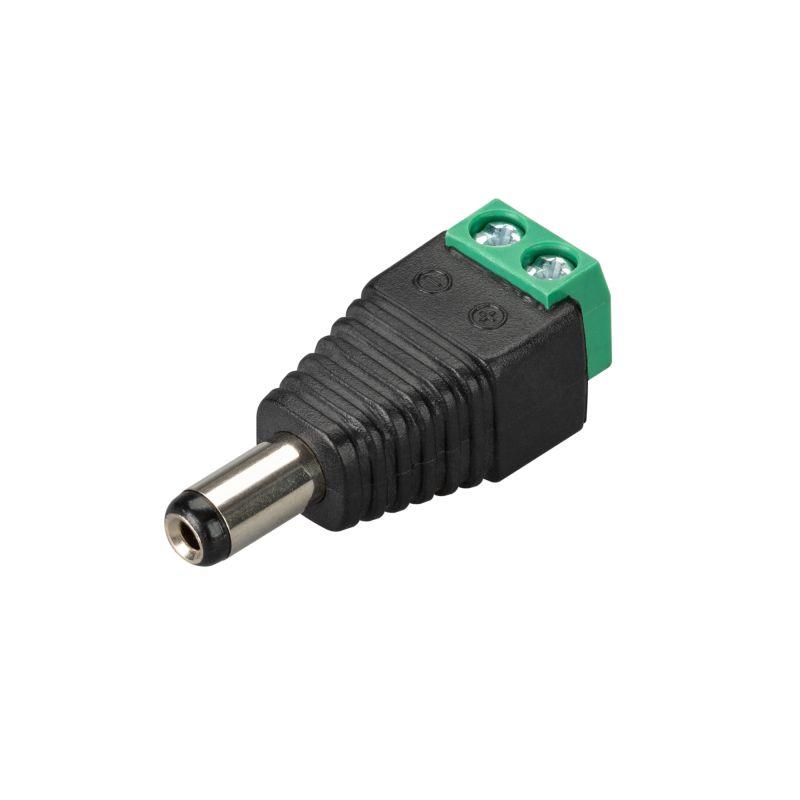 коннектор terminal-mono-2pin-m (jack 5.5) пластик (уп.10шт) arlight 019218(1) от BTSprom.by