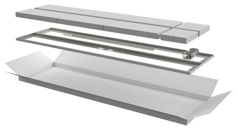 дверь двустворчатая для шкафа linea n 38u 600мм перфорир. сер. itk ln35-38u6x-d2p от BTSprom.by