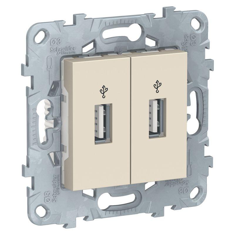 коннектор-usb 2-м unica new беж. sche nu542744 от BTSprom.by коннектор-usb 2-м unica new беж. sche nu542744 от BTSprom.by