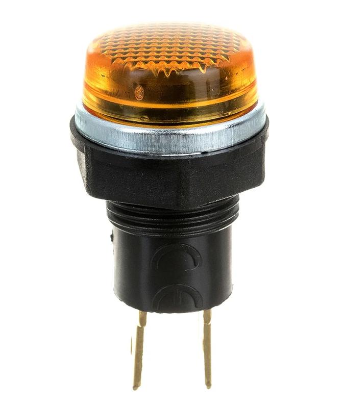  Арматура сигнальная 14мм с лампой 12В желт. EMAS S140NS1 фото в каталоге от BTSprom.by