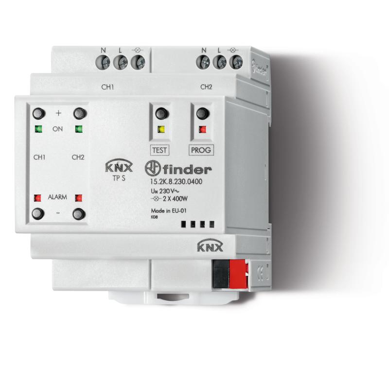 диммер электронный 400вт 230в 2 канала knx ac finder 152k82300400 от BTSprom.by