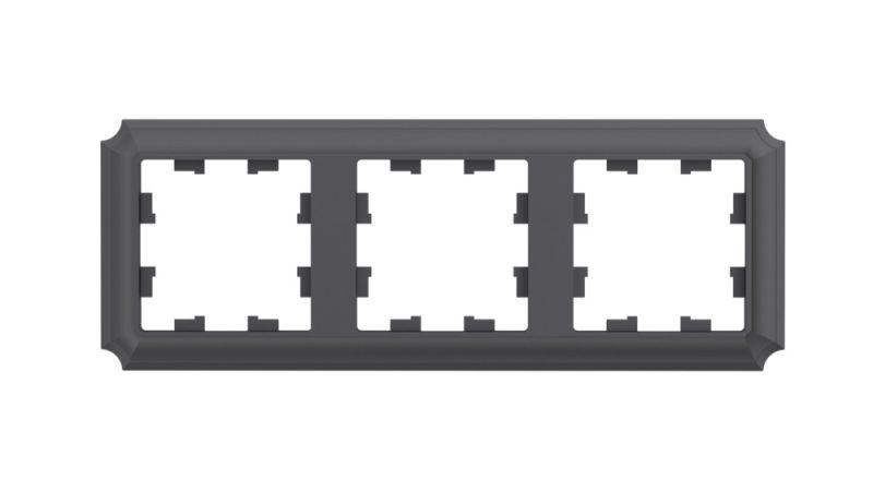 рамка 3-м atlasdesign antique универс. базальт se atn101403 от BTSprom.by