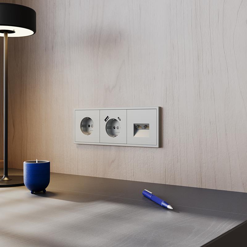  Розетка 1-м СП S70 16А с заземл. механизм сталь Voltum VLS040105 фото в каталоге от BTSprom.by