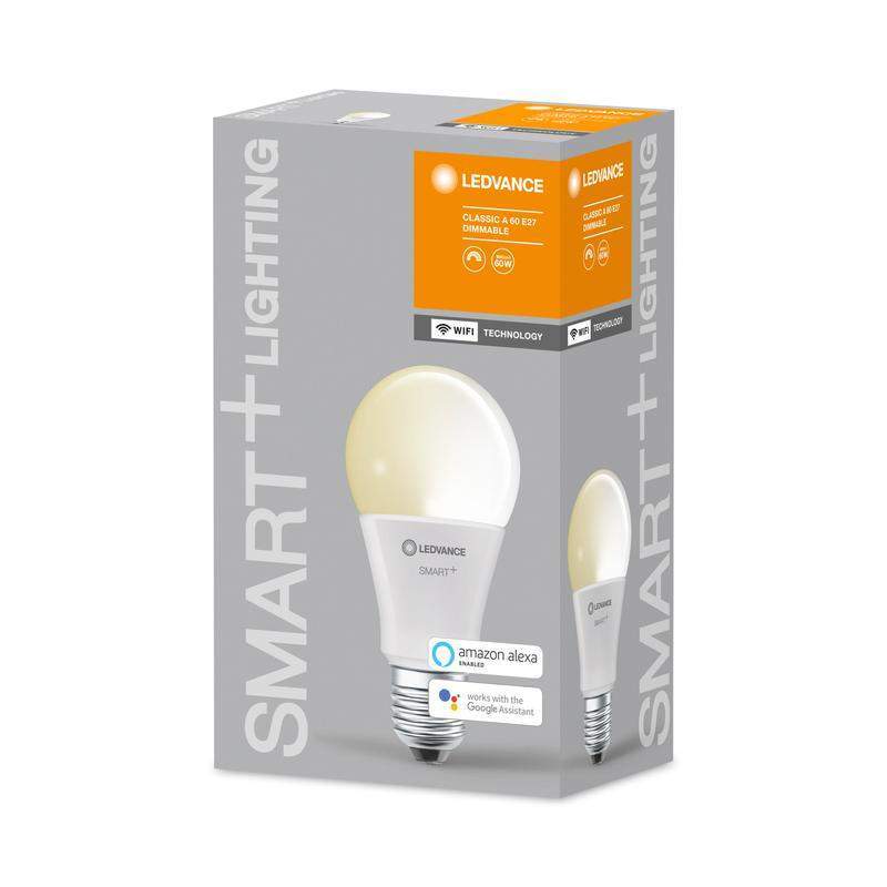 лампа светодиодная smart+ wifi classic dimmable 60 9вт/2700к e27 ledvance 4058075485358 от BTSprom.by