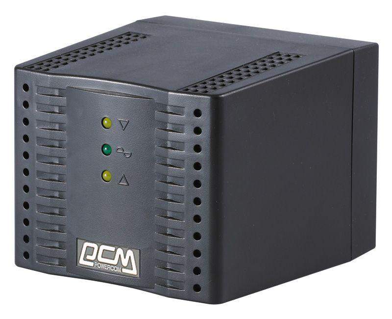 стабилизатор напряжения tca-3000 black 1500вт 3000в.а черн. powercom 304917 от BTSprom.by