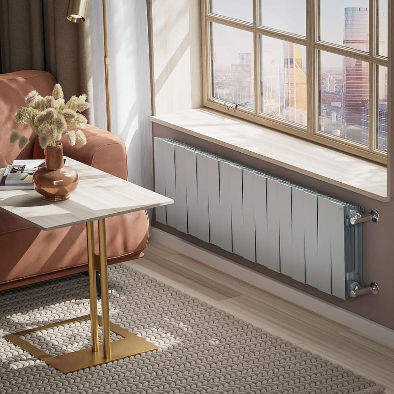  Радиатор PianoForte 300 16 секц. биметал. Silver Satin Royal Thermo НС-1346079 фото в каталоге от BTSprom.by