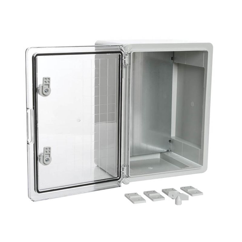 корпус пластиковый с монтажной панелью щмп ip65 прозр. дверь 400х300х170 промрукав pr08.26491 от BTSprom.by