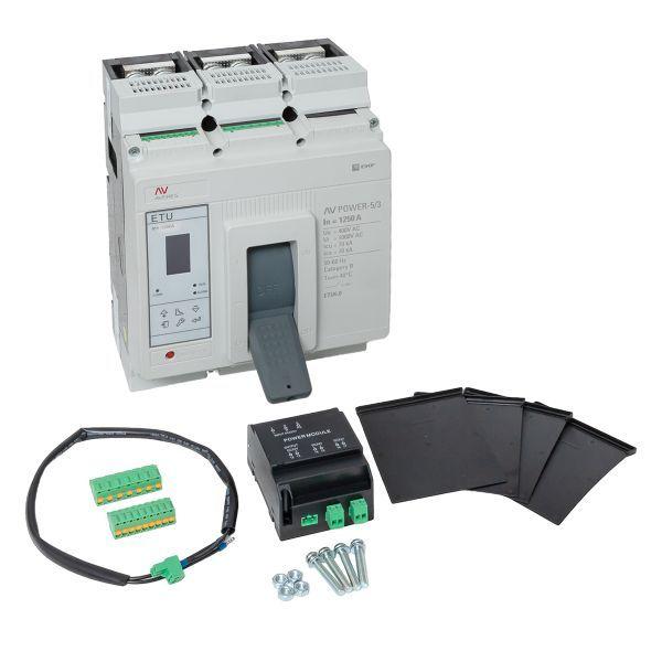  Выключатель автоматический 1250А 70кА AV POWER-5/3 ETU6.0 AVERES EKF mccb-53-1250M-6.0-av фото в каталоге от BTSprom.by