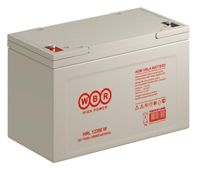  Аккумулятор 12В 110А.ч WBR HRL12390W WBR фото в каталоге от BTSprom.by