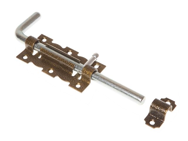 задвижка дверная 110 мм г-обр, бронза starfix smp-56867-1 от BTSprom.by
