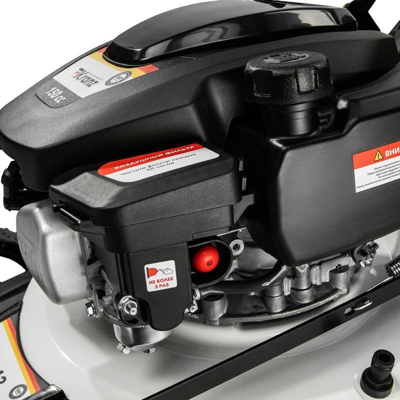  Газонокосилка бензиновая KR-430NSP несамоходная 150куб.см 43см Kranz KR-16-1235 фото в каталоге от BTSprom.by