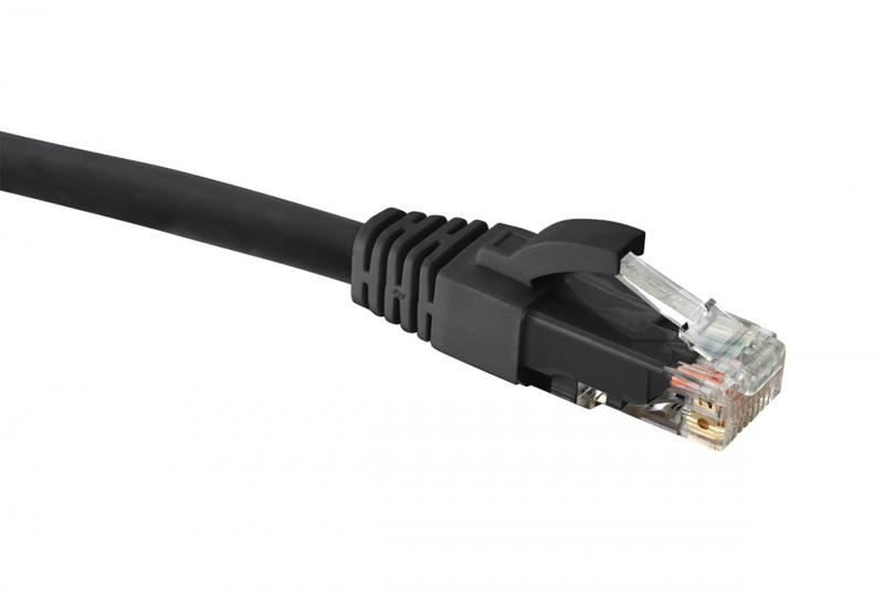 шнур коммутационный u/utp lszh кат.5e 1м черн. eurolan 21d-u5-01bl от BTSprom.by