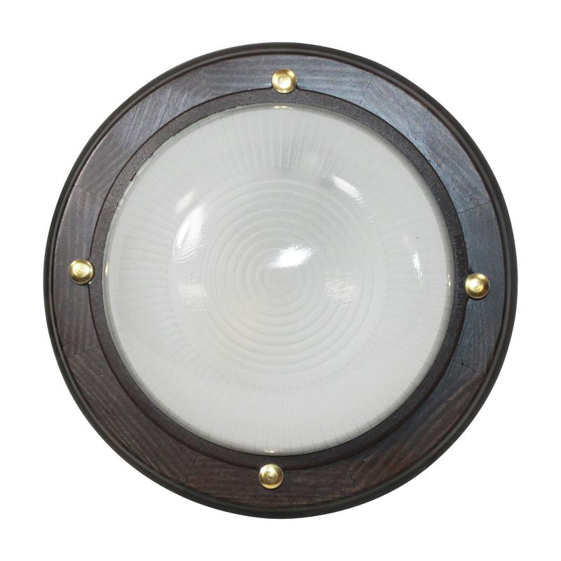  Светильник НПП 03-60-013 "Самарканд" 1301 60Вт E27 IP65 матов./корпус дерево венге (инд. упак.) Элетех 1005500974 фото в каталоге от BTSprom.by