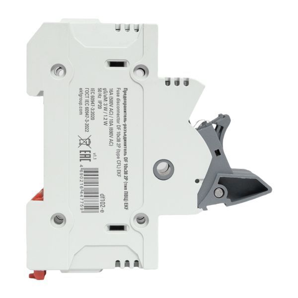  Предохранитель-разъединитель DF 10х38 2п (тип ПВЦ) EKF df102-e фото в каталоге от BTSprom.by