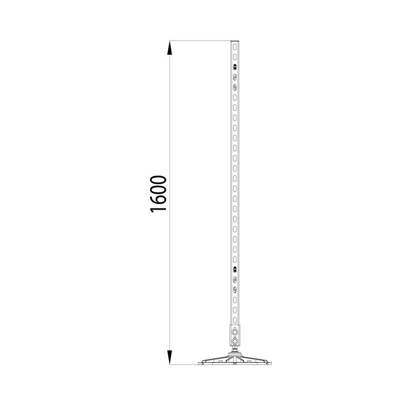  Конструкция опорная для горизонт. прямоугол. воздуховодов и метал. лотков кабеленесущих систем TECHNORAPTOR FOOT 350х1500 HD КМ TR0293 фото в каталоге от BTSprom.by