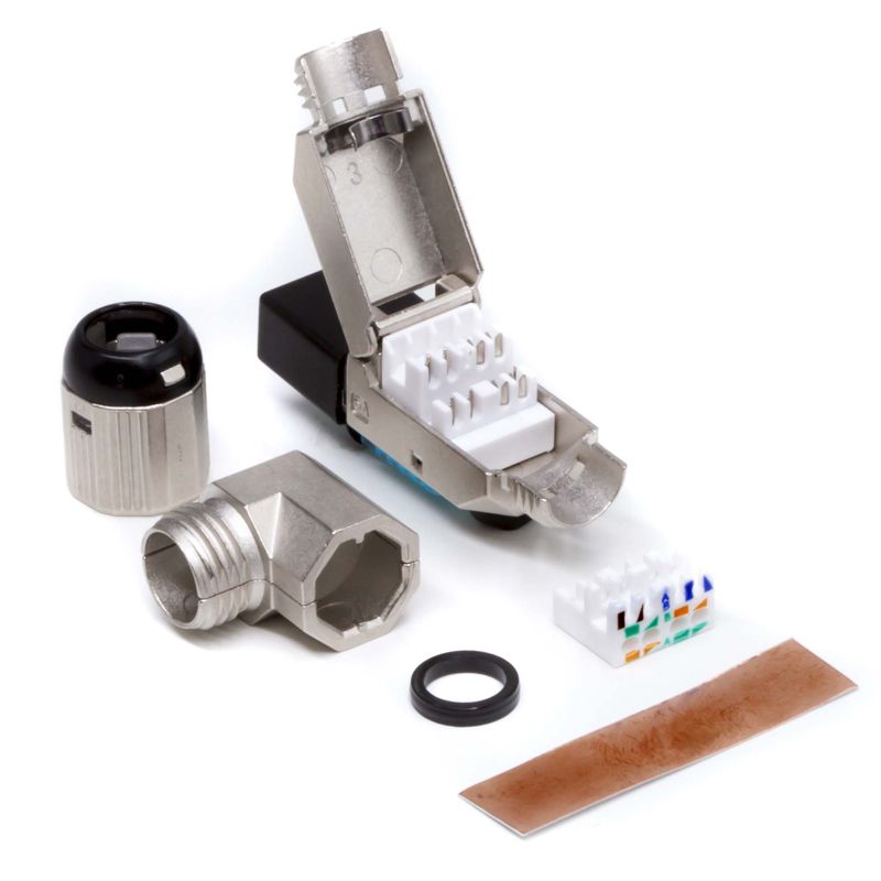  Коннектор industrial 8P8C CAT6A экранир. DKC RN6ARJ45FP фото в каталоге от BTSprom.by