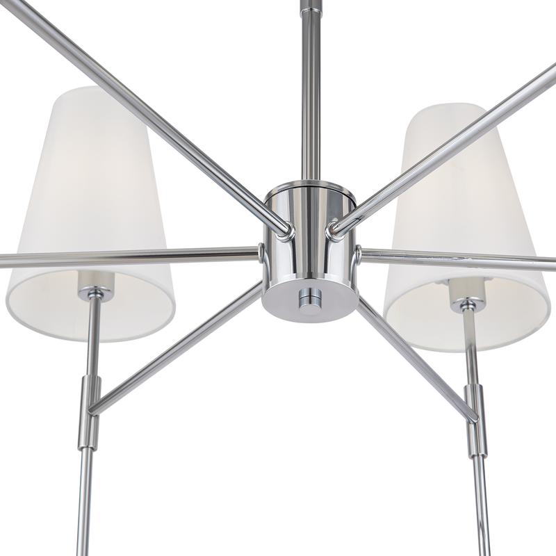  Люстра Tida 40Вт E14х6 IP20 Freya FR5196PL-06CH фото в каталоге от BTSprom.by