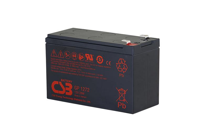 аккумулятор 12в 7.2а.ч csb gp1272 (12v28w) csb от BTSprom.by