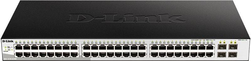 коммутатор управляемый dgs-1210-52/me/b1a 48g 4sfp d-link 1574001 от BTSprom.by