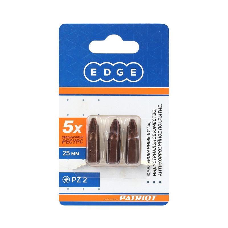  Бита PZ2 сталь S2 длина 25мм (уп.3шт в блистере) PATRIOT 818010013 фото в каталоге от BTSprom.by