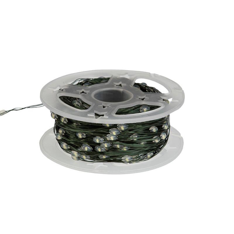  Гирлянда светодиодная "Роса" 50м 500LED бел. IP20 230В с контроллером провод зел. Neon-Night 303-285 фото в каталоге от BTSprom.by