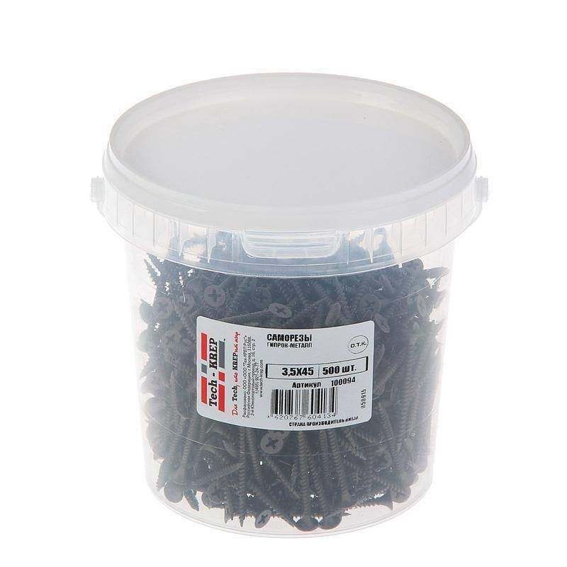 саморез шсгм 3.5х45 (уп.500шт) tech-krep 100094 от BTSprom.by