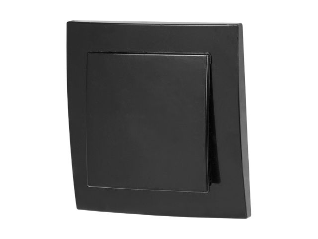 выключатель 1 клав. (cкрытый, 6а) черный, стандарт, юпитер (vs 16-131 ч) (юпитер) jp7423-05 от BTSprom.by