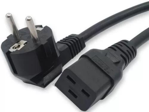 кабель питания пвс-ап 3х2.5 cee 7/7 угловая - c19 220/250в 16а 0.5м черн. filum fl-pc-sh90/c19-c3-0.5-bk от BTSprom.by