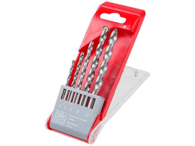 набор сверл по бет. 5шт (4-5-6-8-10 мм) wortex wdbs4010c10511 от BTSprom.by