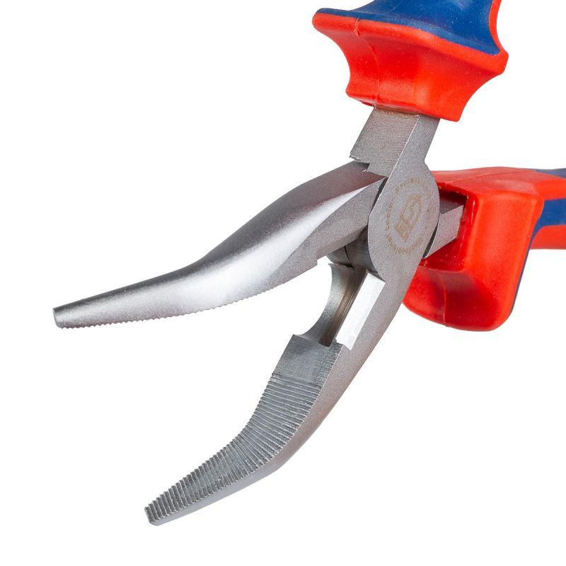  Длинногубцы изогнутые "Мастер" 160мм КВТ 77424 фото в каталоге от BTSprom.by