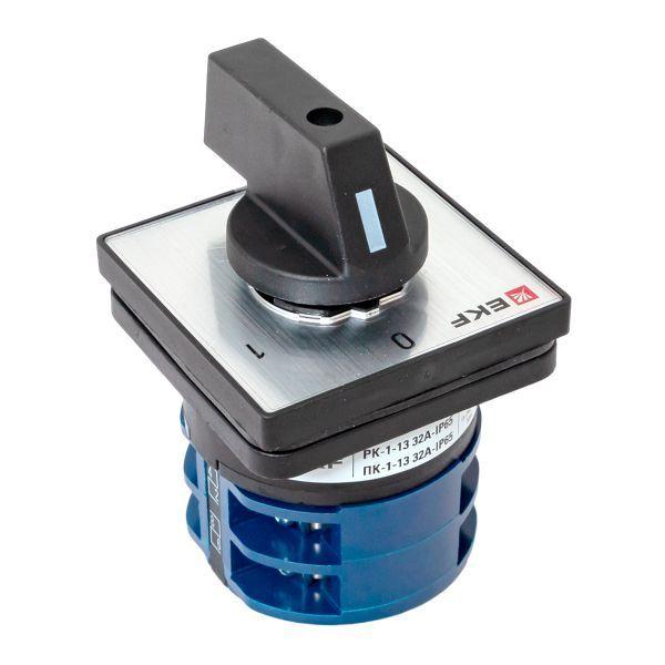 Переключатель кулачковый ПК-1-13 3п 32А "0-1" IP65 EKF pk-1-13-32-65 фото в каталоге от BTSprom.by