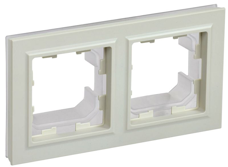 рамка 2-м ip44 brite ру-2-бркр-44 беж. iek br-m22-44-k10 от BTSprom.by