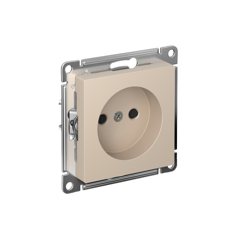 розетка atlasdesign 16а без заземл. защ. шторки быстрозажим. клем. механизм песочн. se atn001249s от BTSprom.by