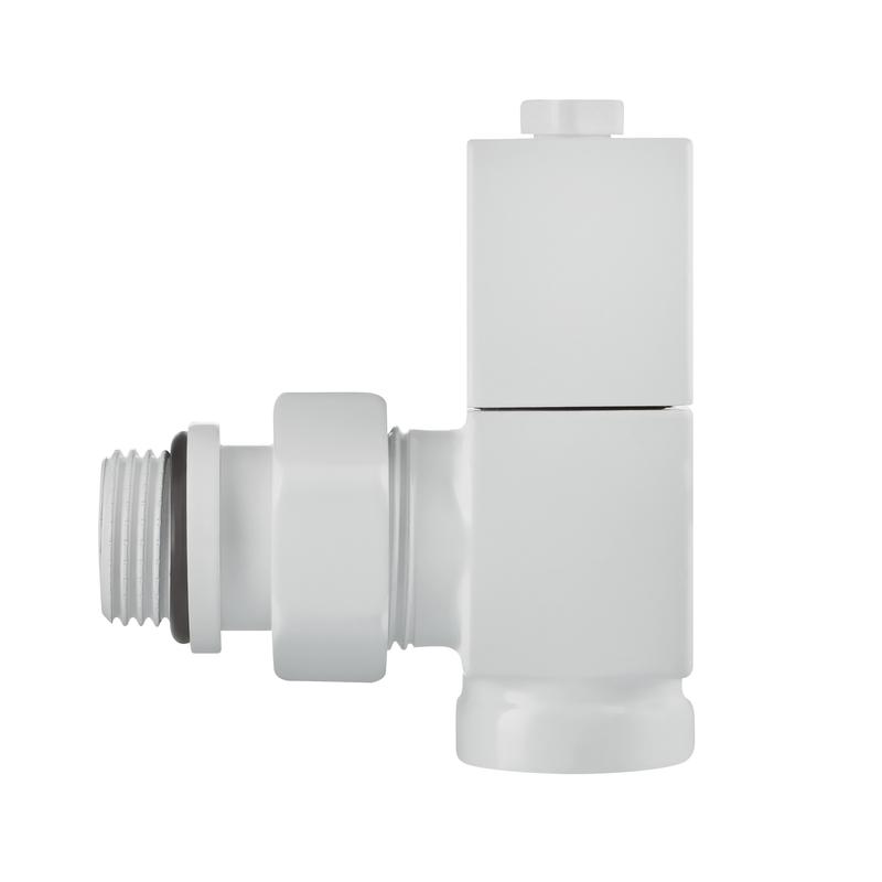  Набор дизайн-вентилей CUBE угловой 1/2дюйм бел. Royal Thermo НС-1422577 фото в каталоге от BTSprom.by