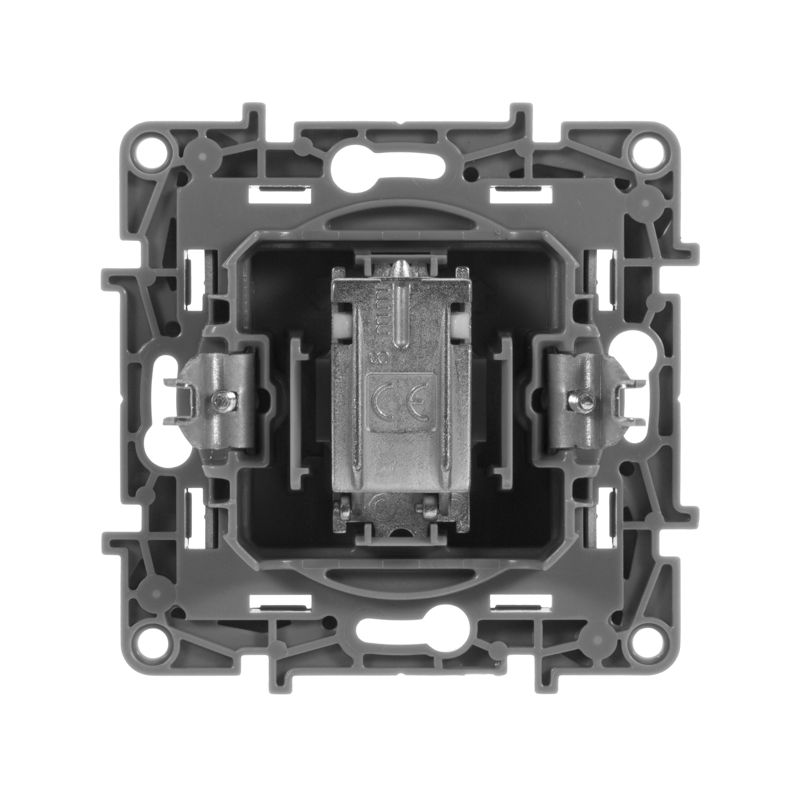  Розетка телевизионная TV СП Etika 2дБ 0-2400МГц с топологией "звезда" механизм антрацит IEK 672651 фото в каталоге от BTSprom.by